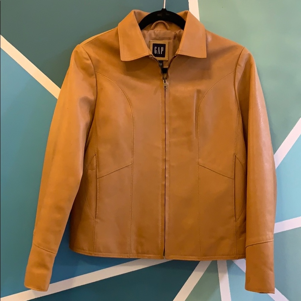 Leather jacket Gap vintage